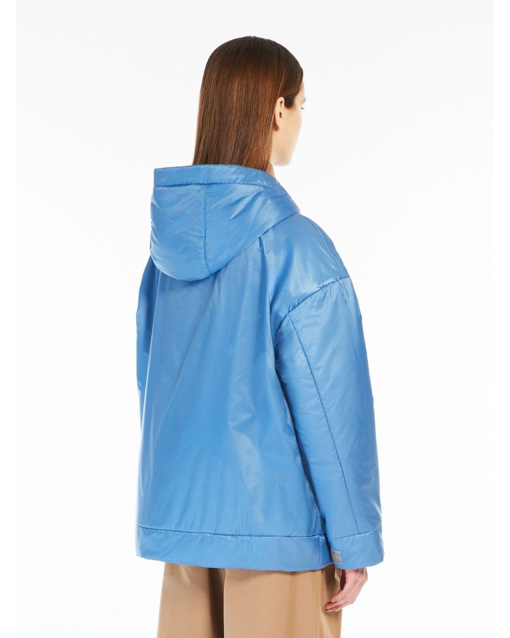 Max Mara Blue The Cube Reversible Zipped Jacket