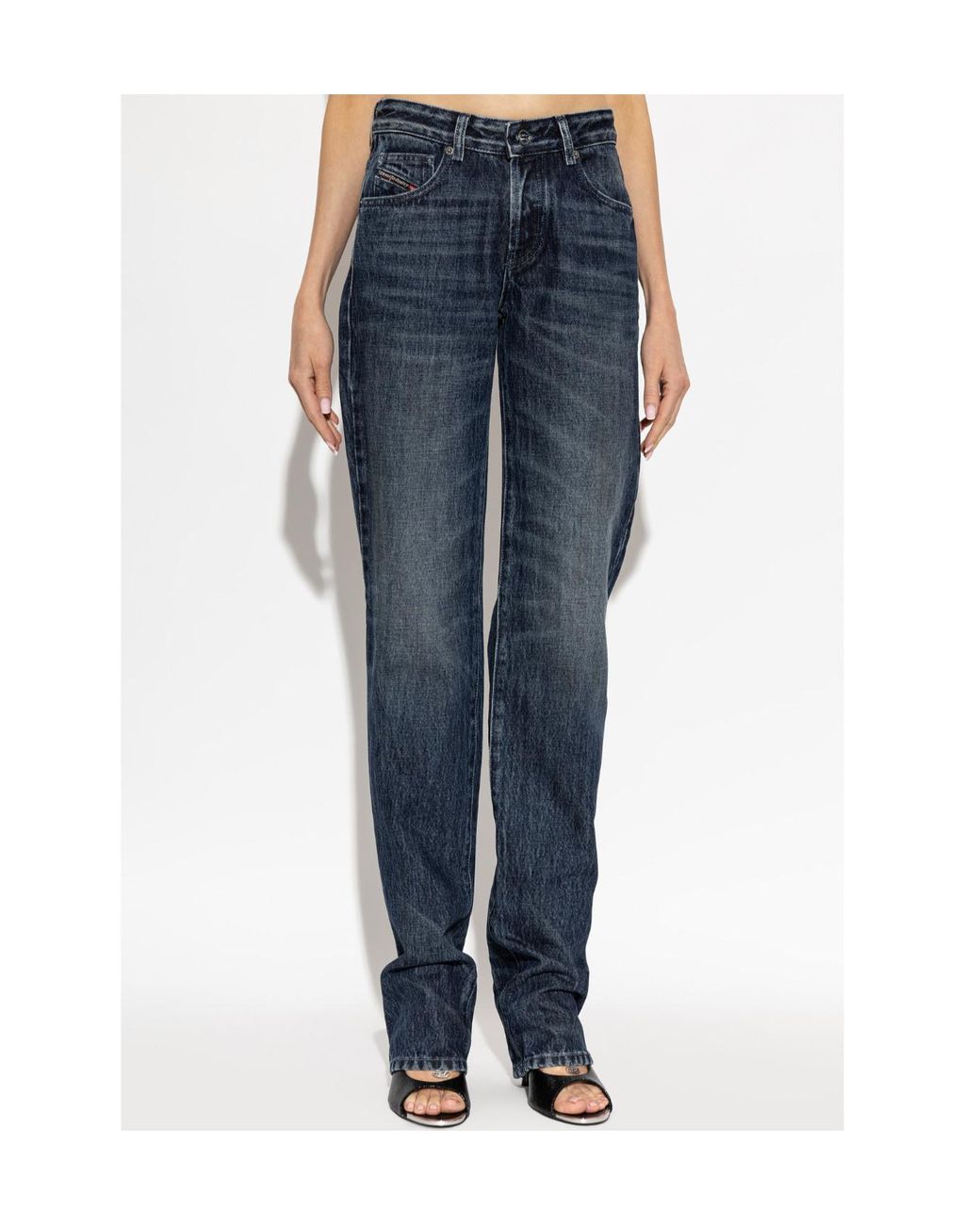 DIESEL Blue D Heel Straight Leg Jeans