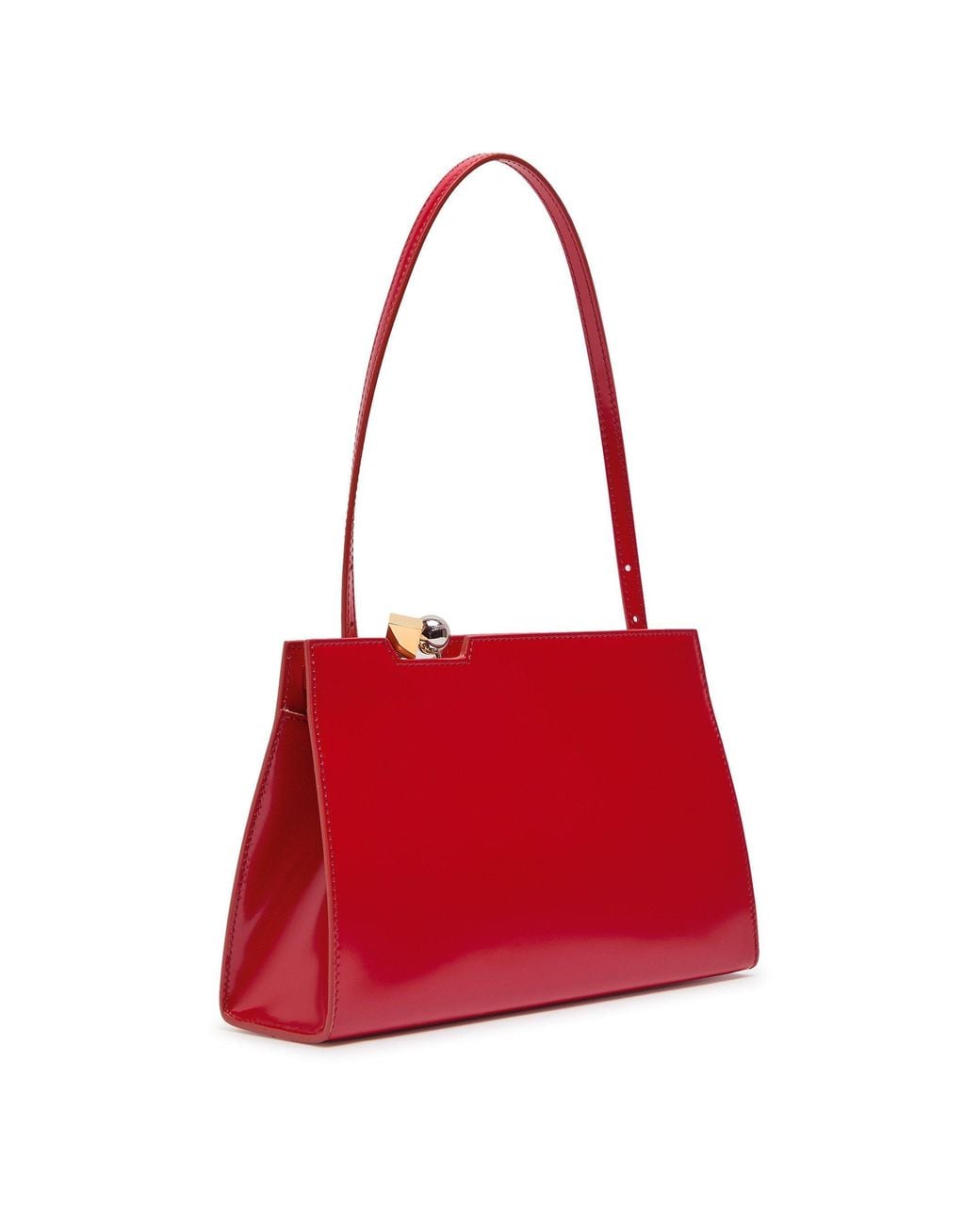 Jacquemus Red Smooth Leather Shoulder Bag