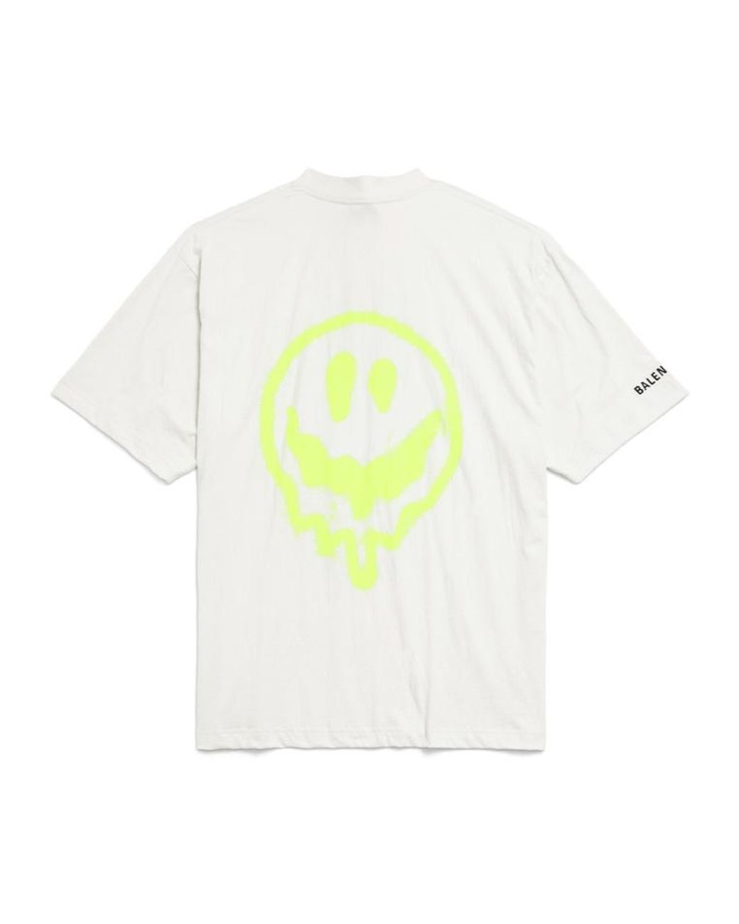 Balenciaga High There Dripley T-Shirt Medium Fit in White