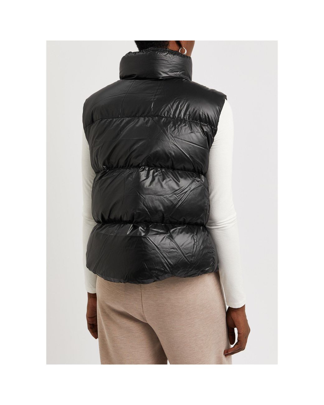 Canada Goose Black Stand-Collar Down Vest
