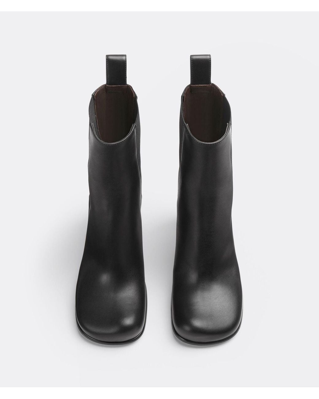 Bottega Veneta Black Strom Heeled Chelsea Boots