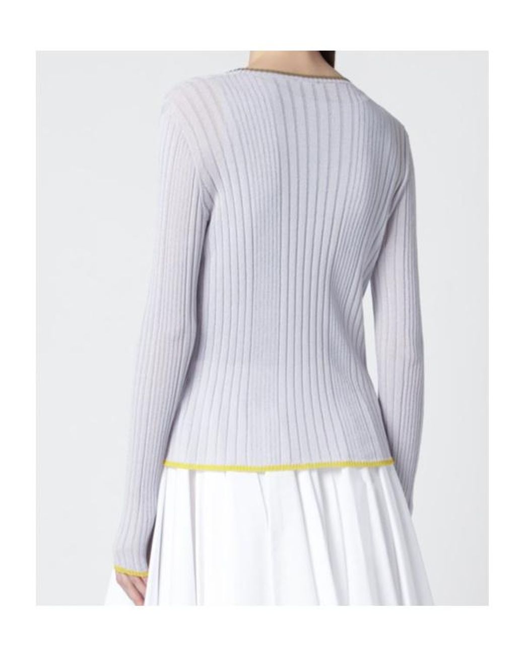Roberto Collina Blue V-Neck Knitted Cardigan