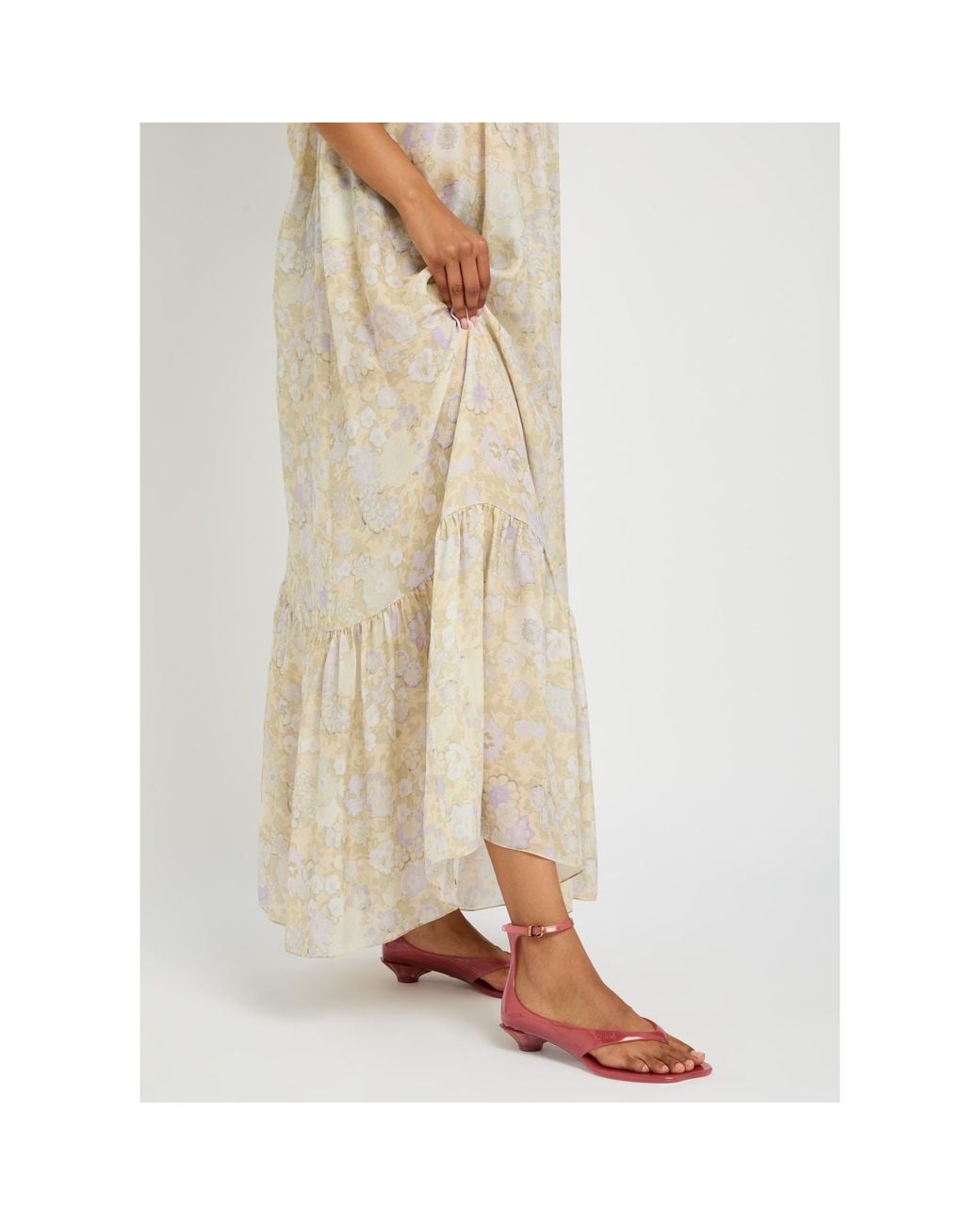 Chloé Pink Shell-Shaped Jelly Sandals