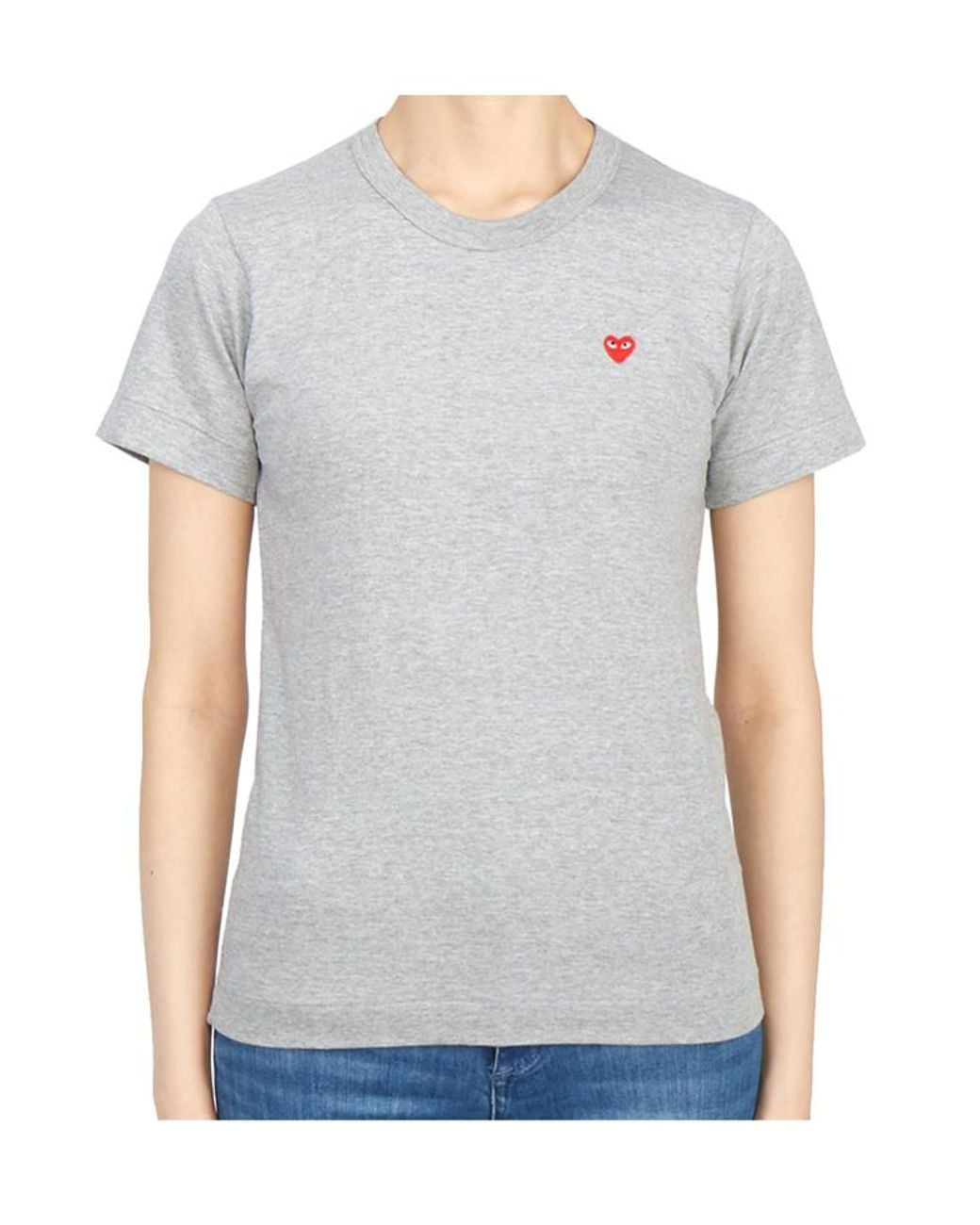Comme des Garçons Gray Short-Sleeved T-Shirt