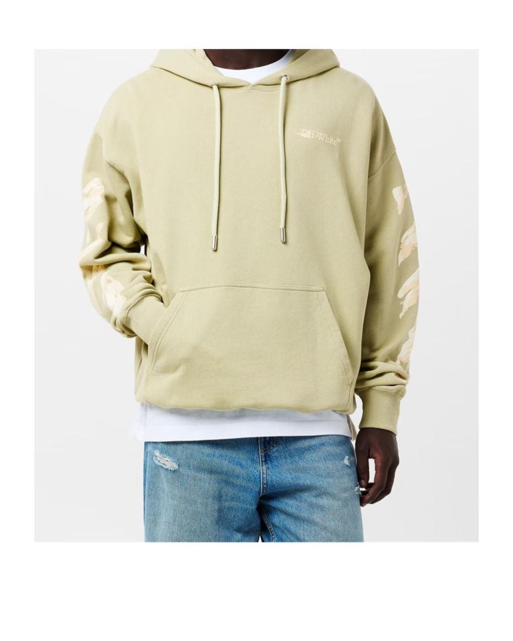 Off-White c/o Virgil Abloh Multicolor Ink Arrow Over-The-Head Hoodie for men
