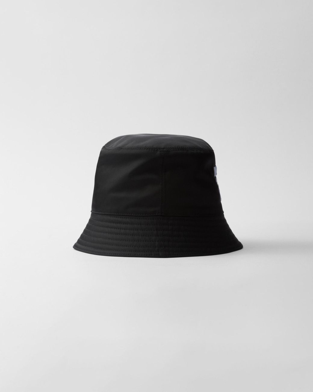 Prada Black Logo-Embroidered Bucket Hat