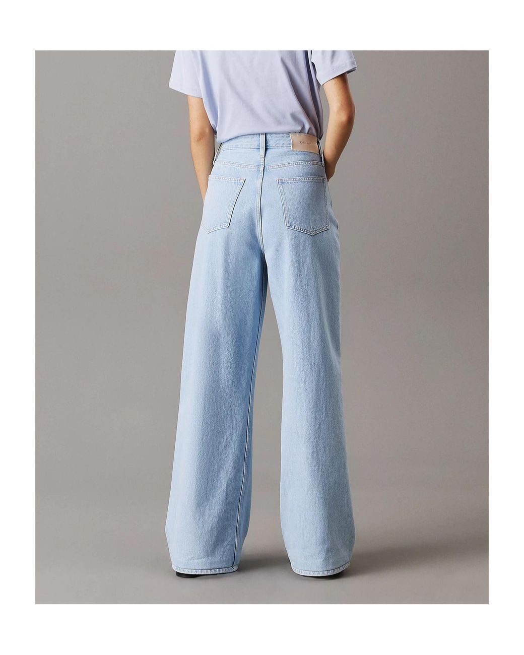 Calvin Klein Blue Wide-Leg Jeans