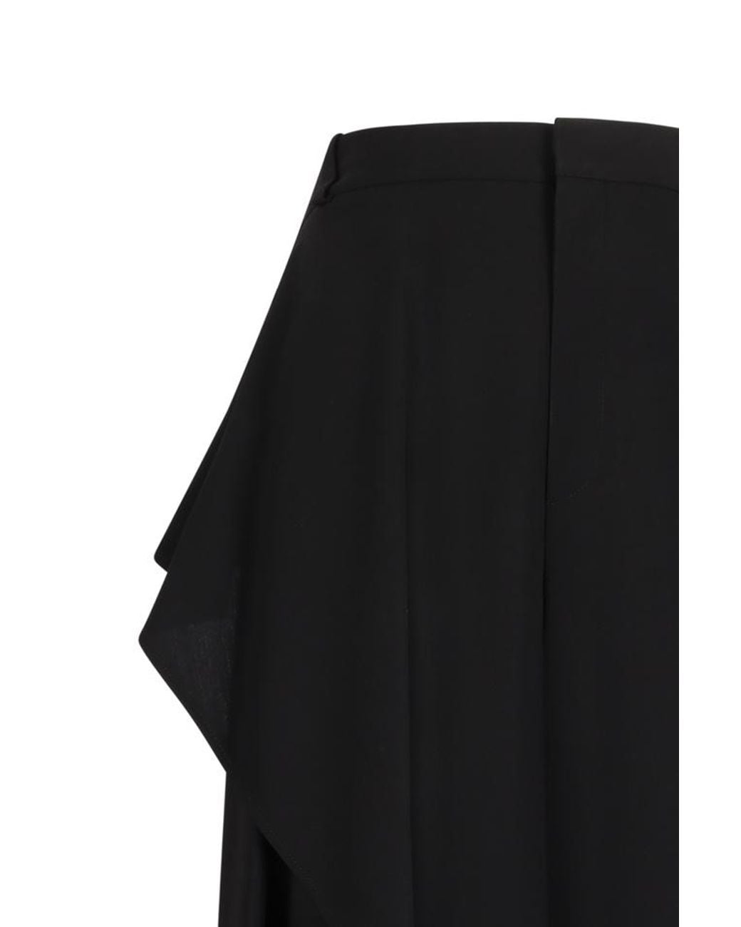 Dior Black Draped Regular-Fit Pants