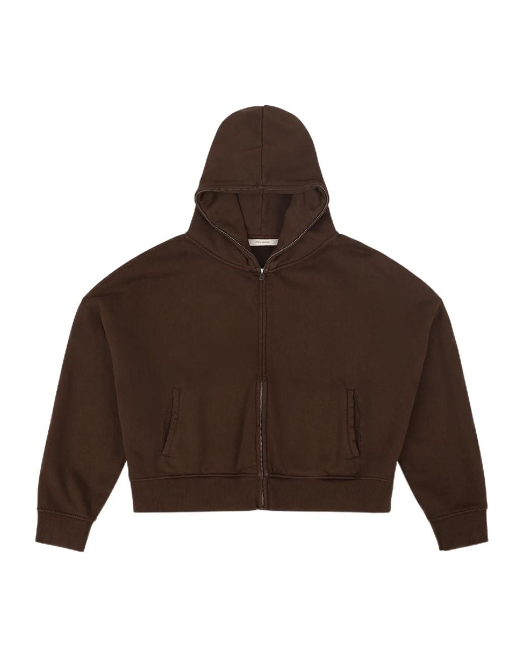 Entire studios Brown Zip-Fastening Hoodie