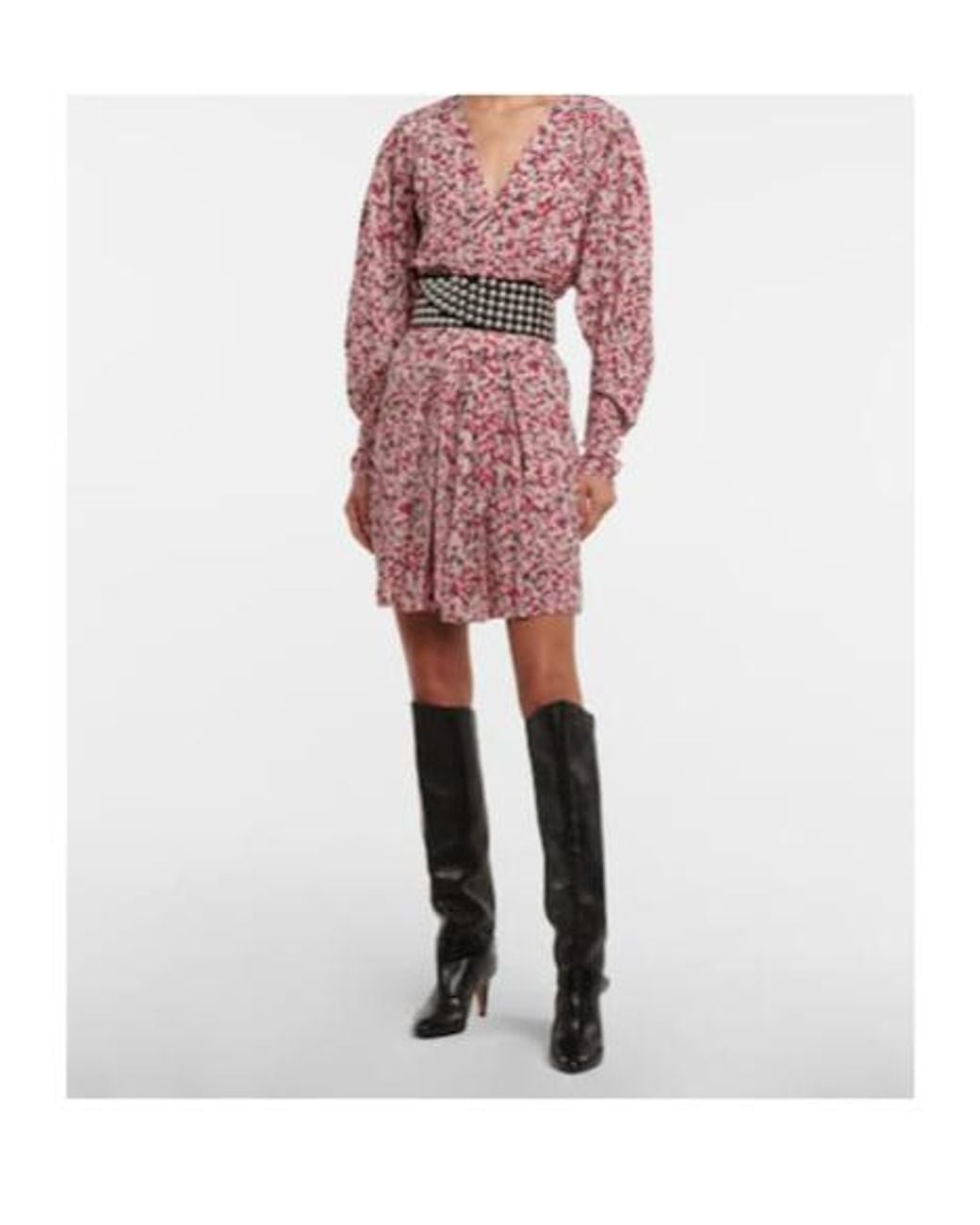 Isabel Marant Red Printed Minidress