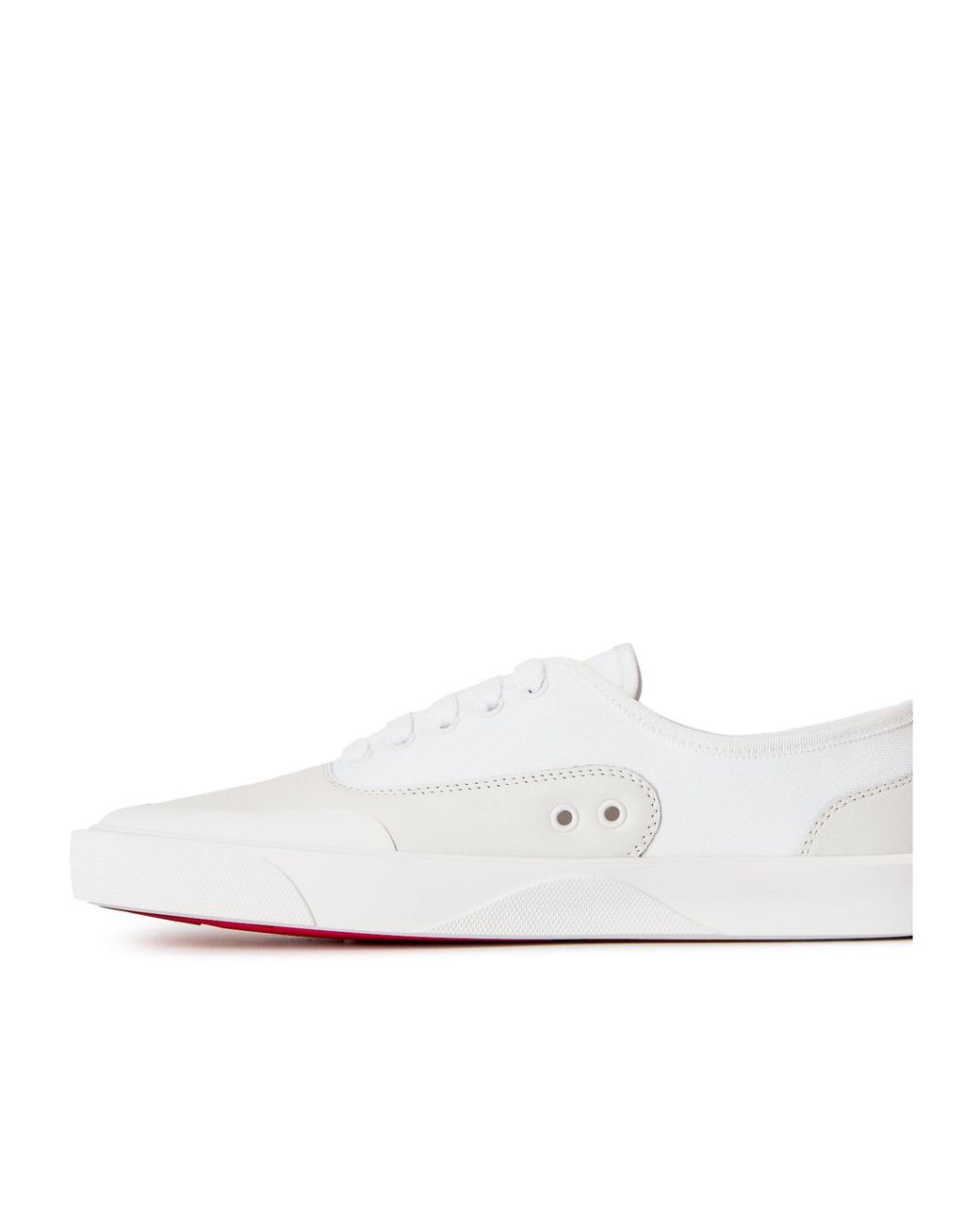 Christian Louboutin White Versatile Minimalist Casual Shoes for men
