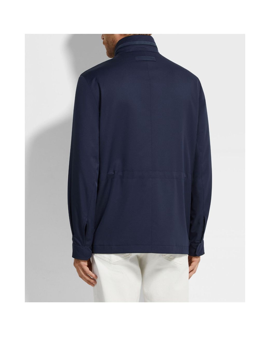 Zegna Blue 250Cc Field Jacket for men