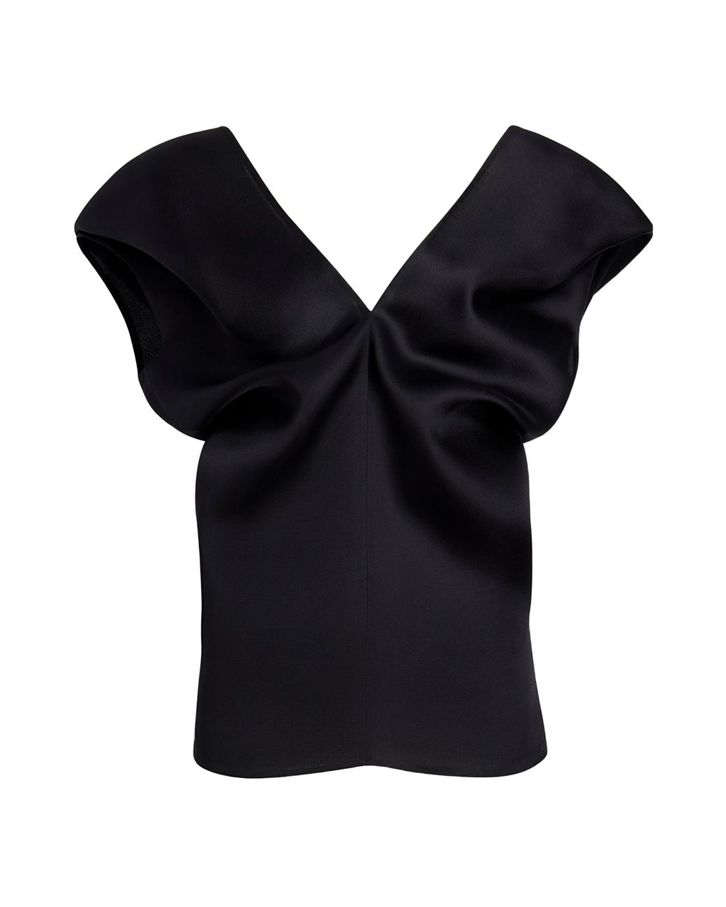 Khaite Black Ami Top