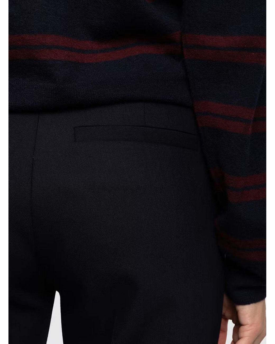 Zadig & Voltaire Black Casual Trousers With Belt Loops