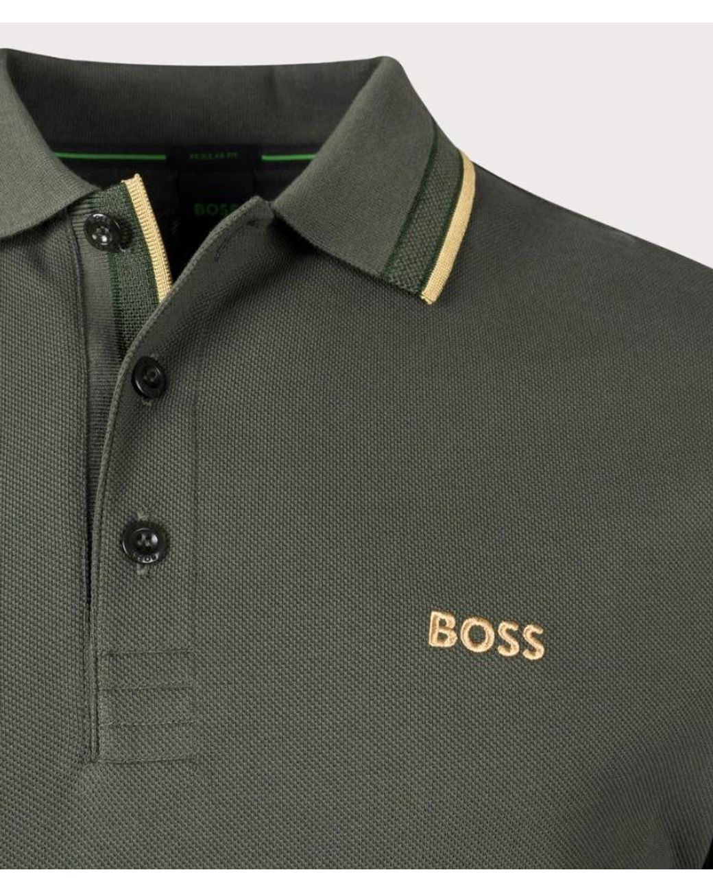 Boss Green Long-Sleeved Polo Shirt for men