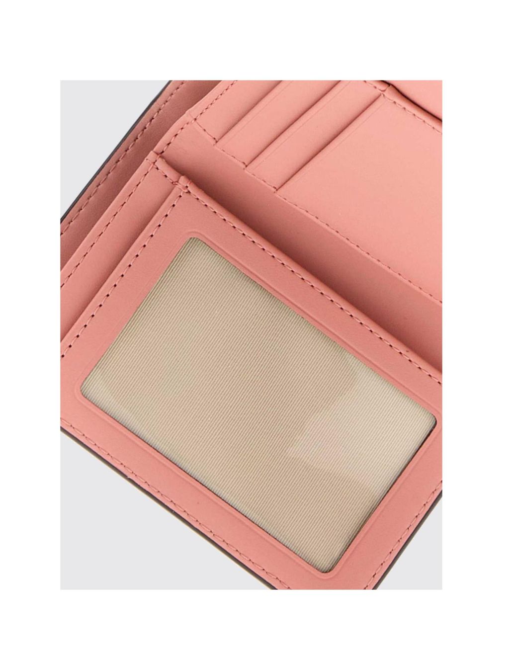 MICHAEL Michael Kors Pink Grained-Leather Trifold Wallet
