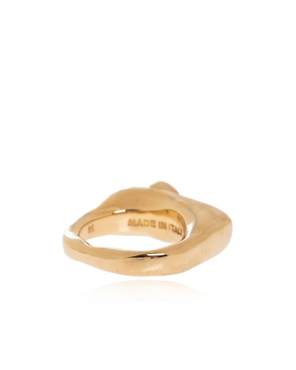 Dries Van Noten Metallic Irregular Ring