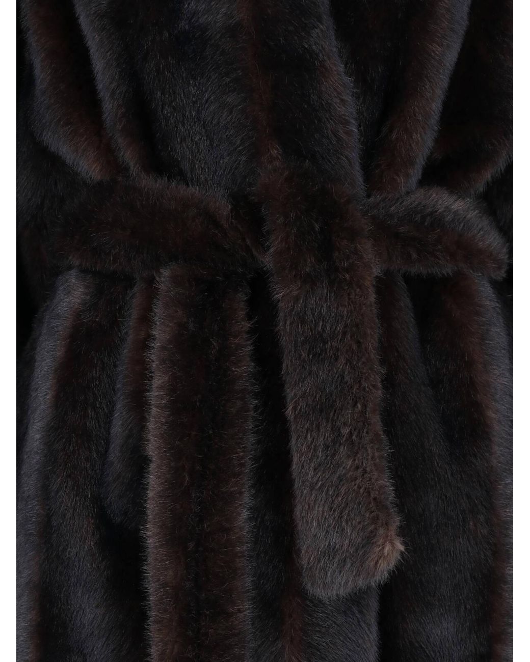 Frankie Shop Black Belted Coat