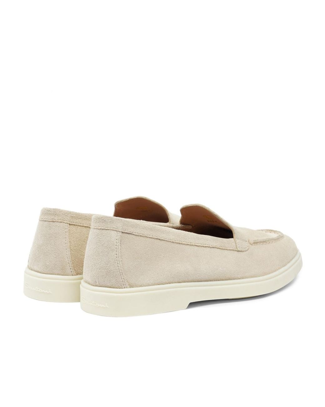 Santoni Natural Logo Moulded Loafers