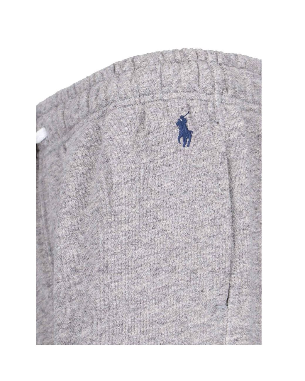 Polo Ralph Lauren Gray Ralph Lauren Wide-Leg Sweatpants
