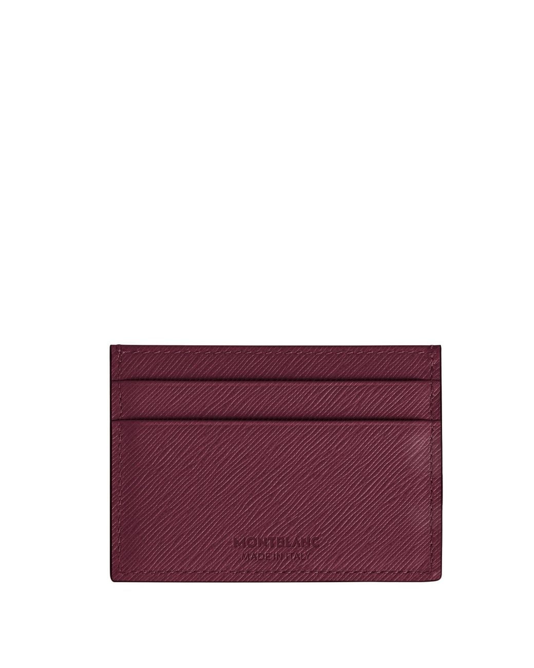 Montblanc Purple Sartorial Card Holder 5Cc for men