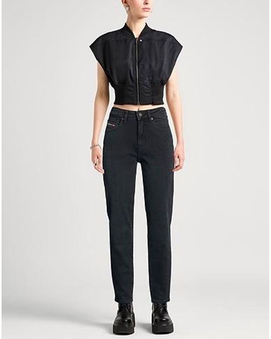 DIESEL Black Slim-Fit Jeans