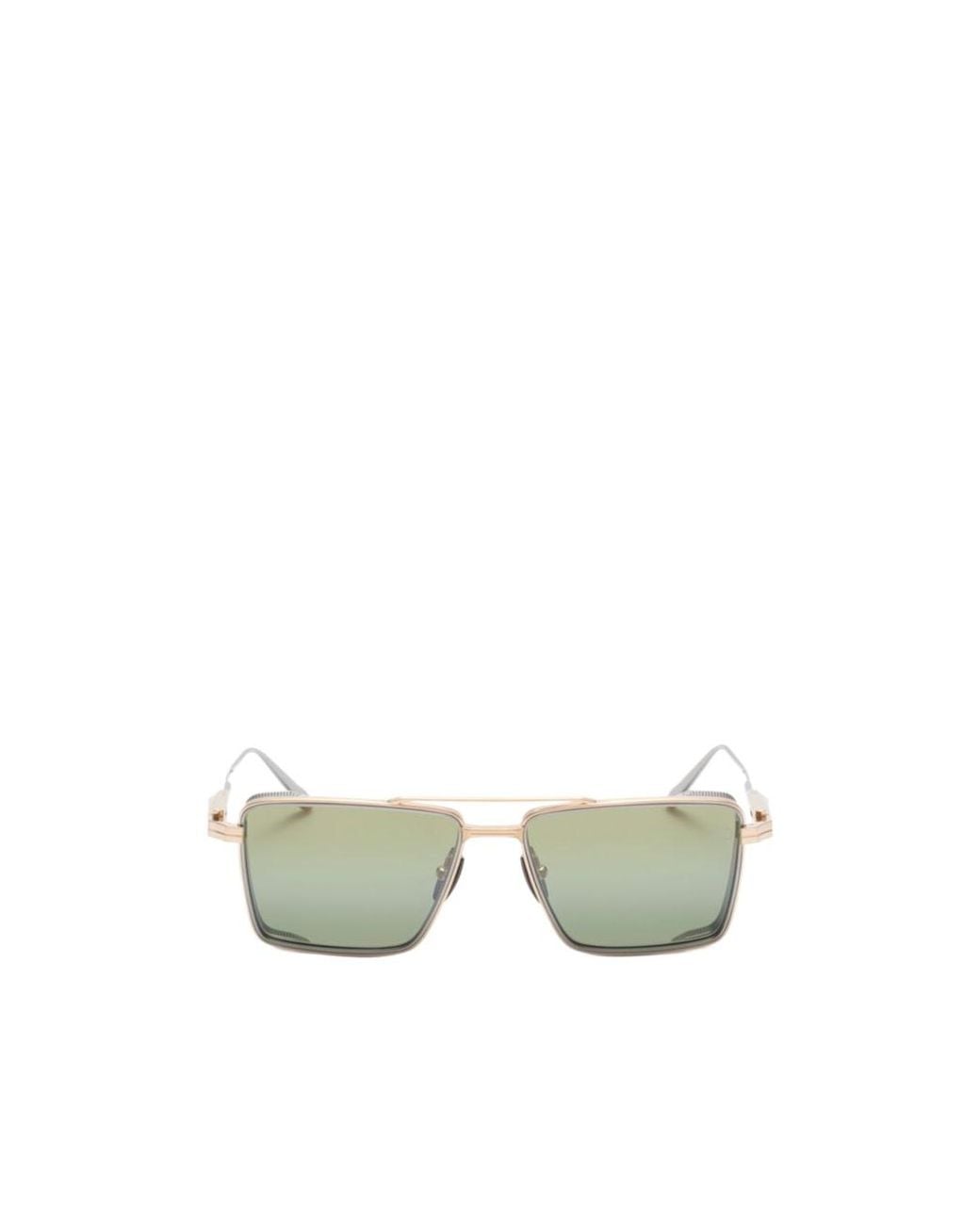Akoni Green Sprinta Square-Frame Sunglasses for men