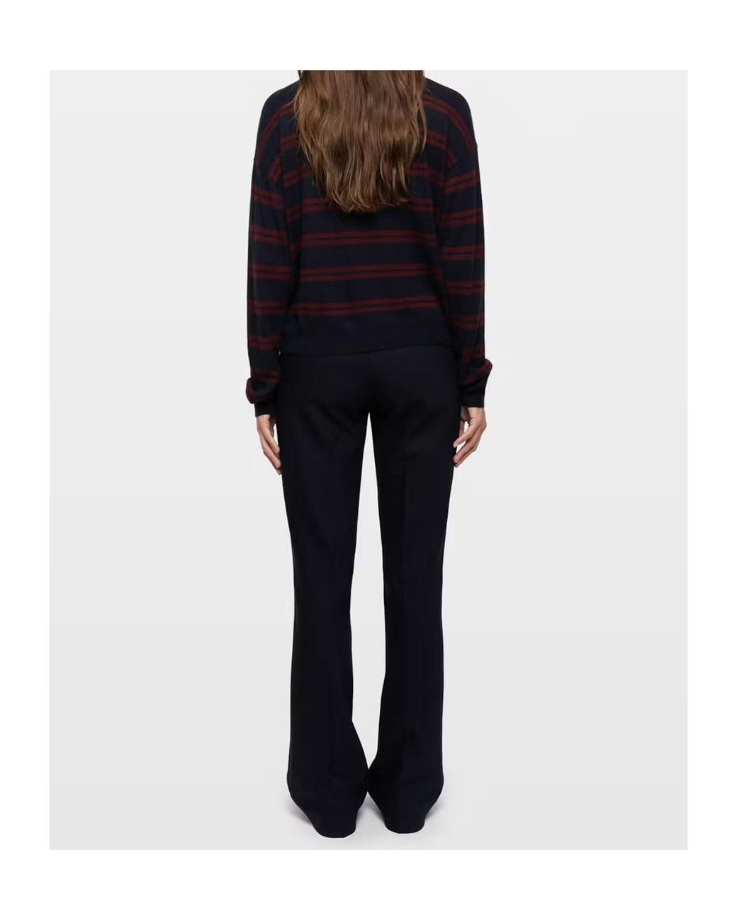Zadig & Voltaire Black Casual Trousers With Belt Loops