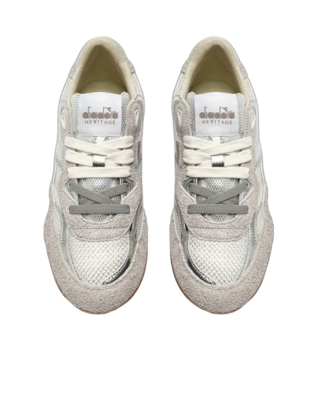 Diadora White Equipe Revenge Low-Top Sneakers