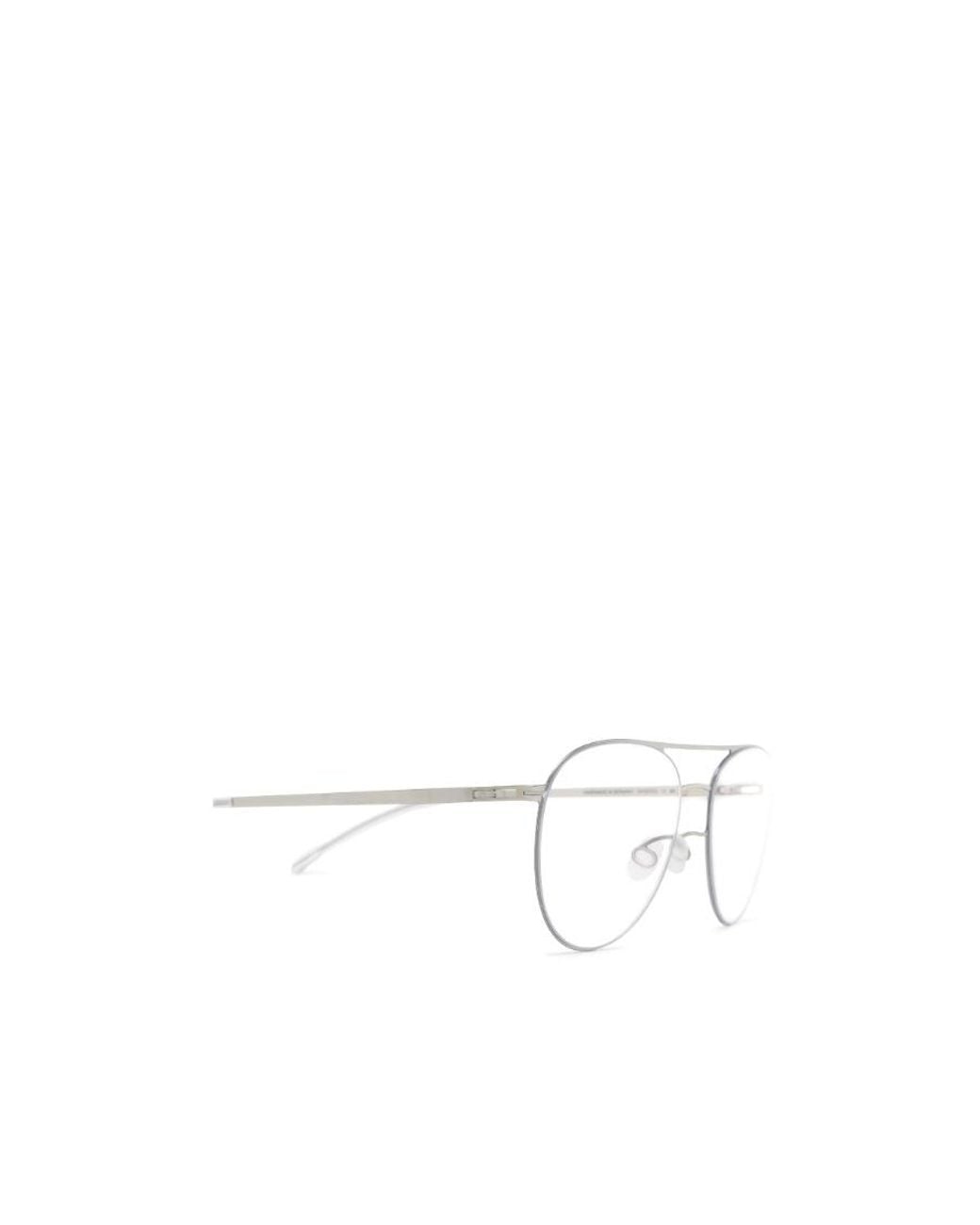 Mykita White Niken Aviator Frame Glasses for men