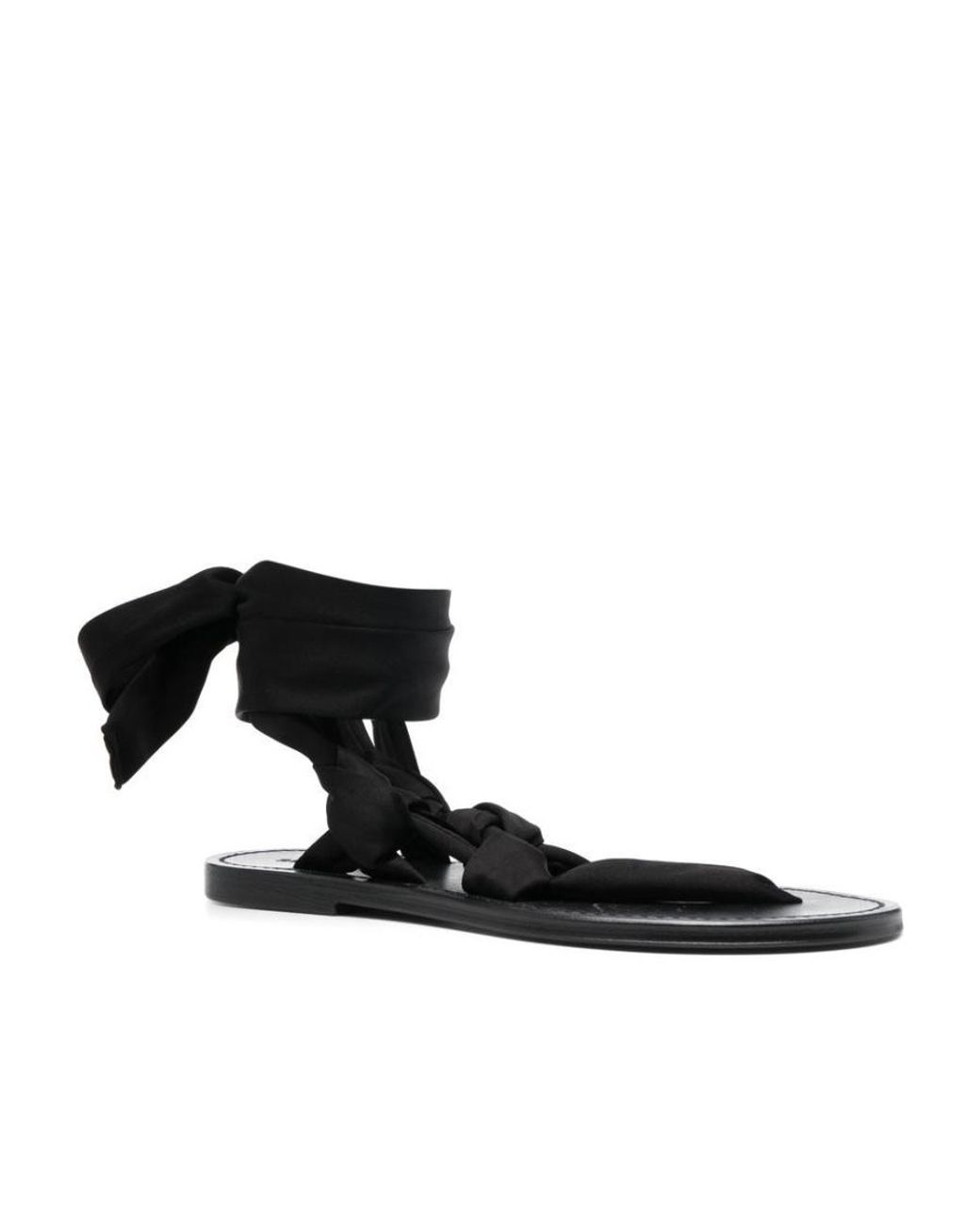 Saint Laurent Black Nolan Sandals