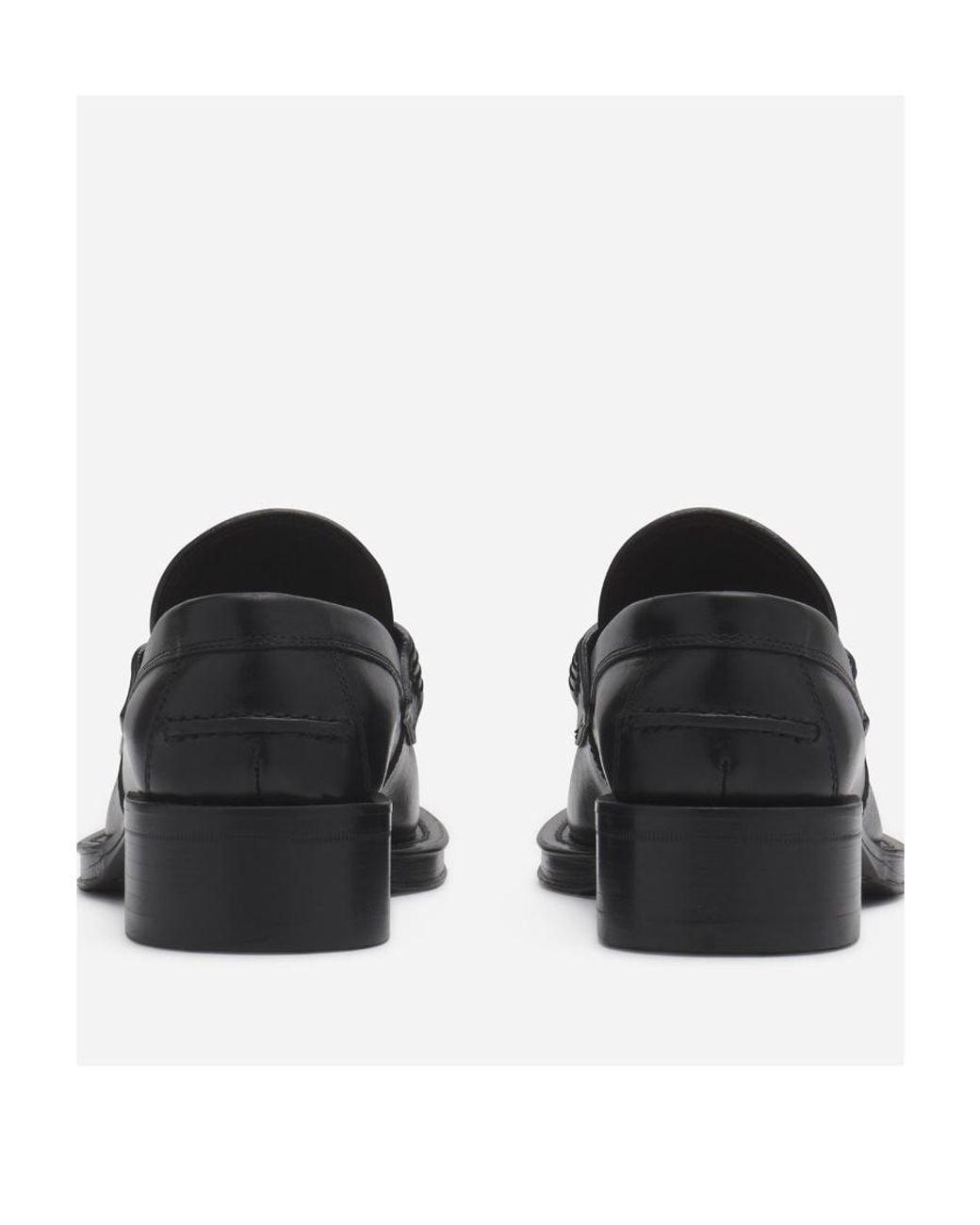 Lanvin Black Medley Slip-On Loafers
