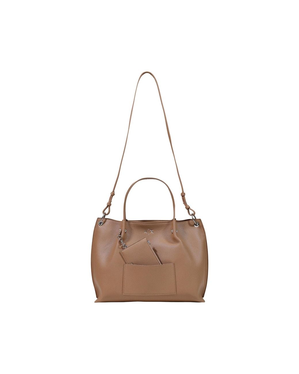 ARMANI EXCHANGE Brown Top-Handle Shoulder Bag