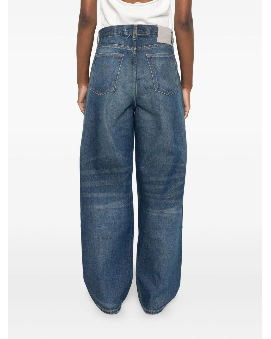 AYA MUSE Blue Wide-Leg Jeans