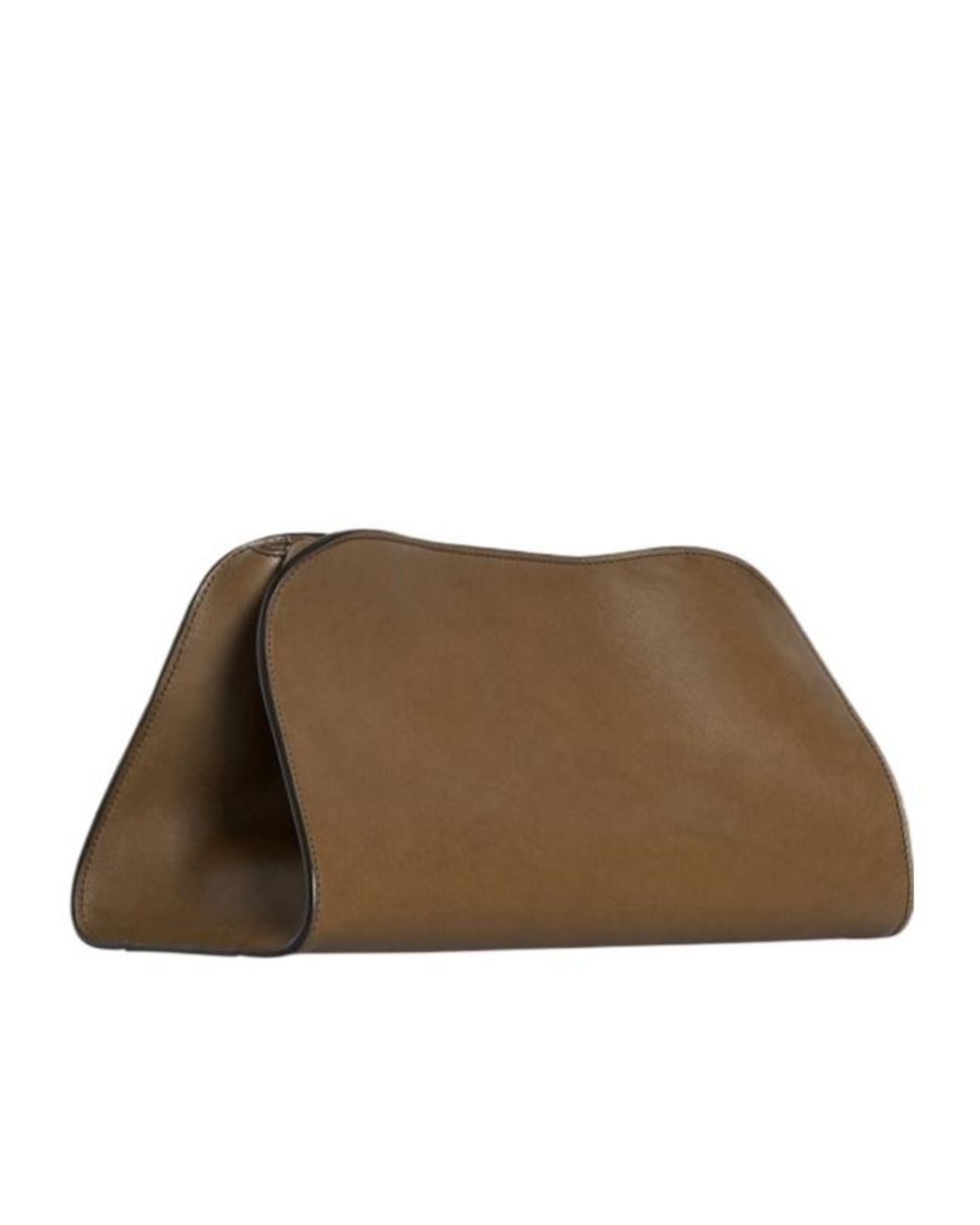 The Row Brown Peggy Clutch