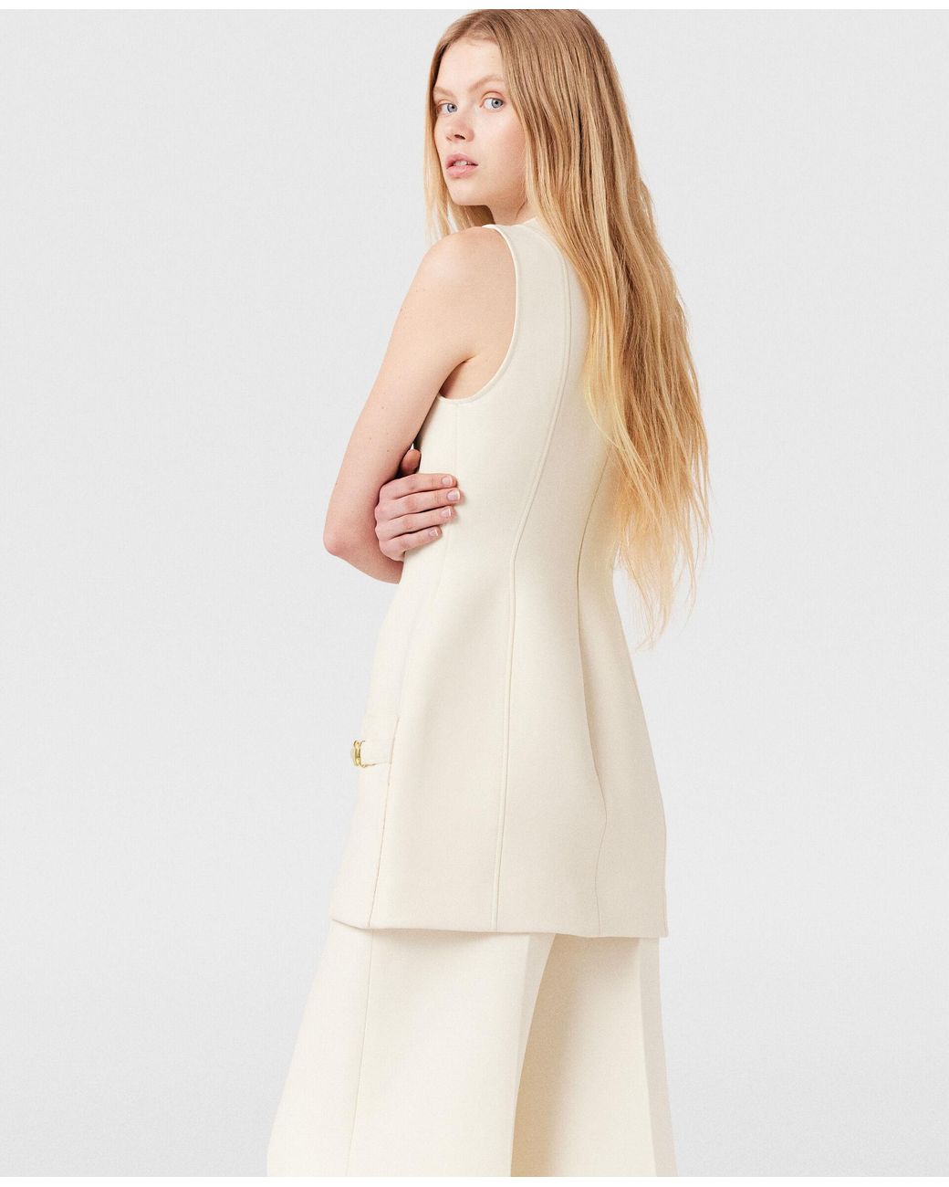 Stella McCartney White Sleeveless Mini Dress