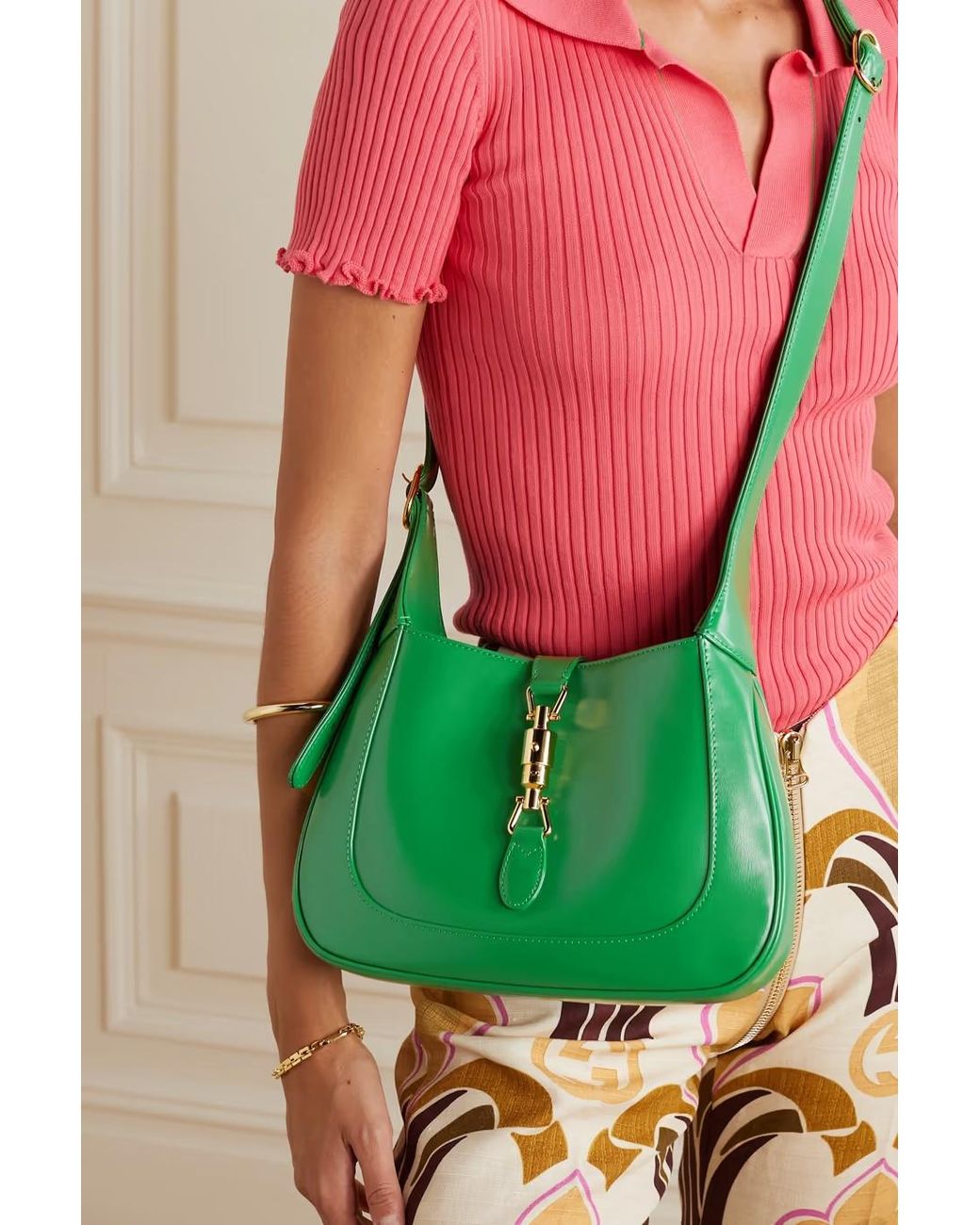 Gucci Green Small Jackie 1961 Shoulder Bag