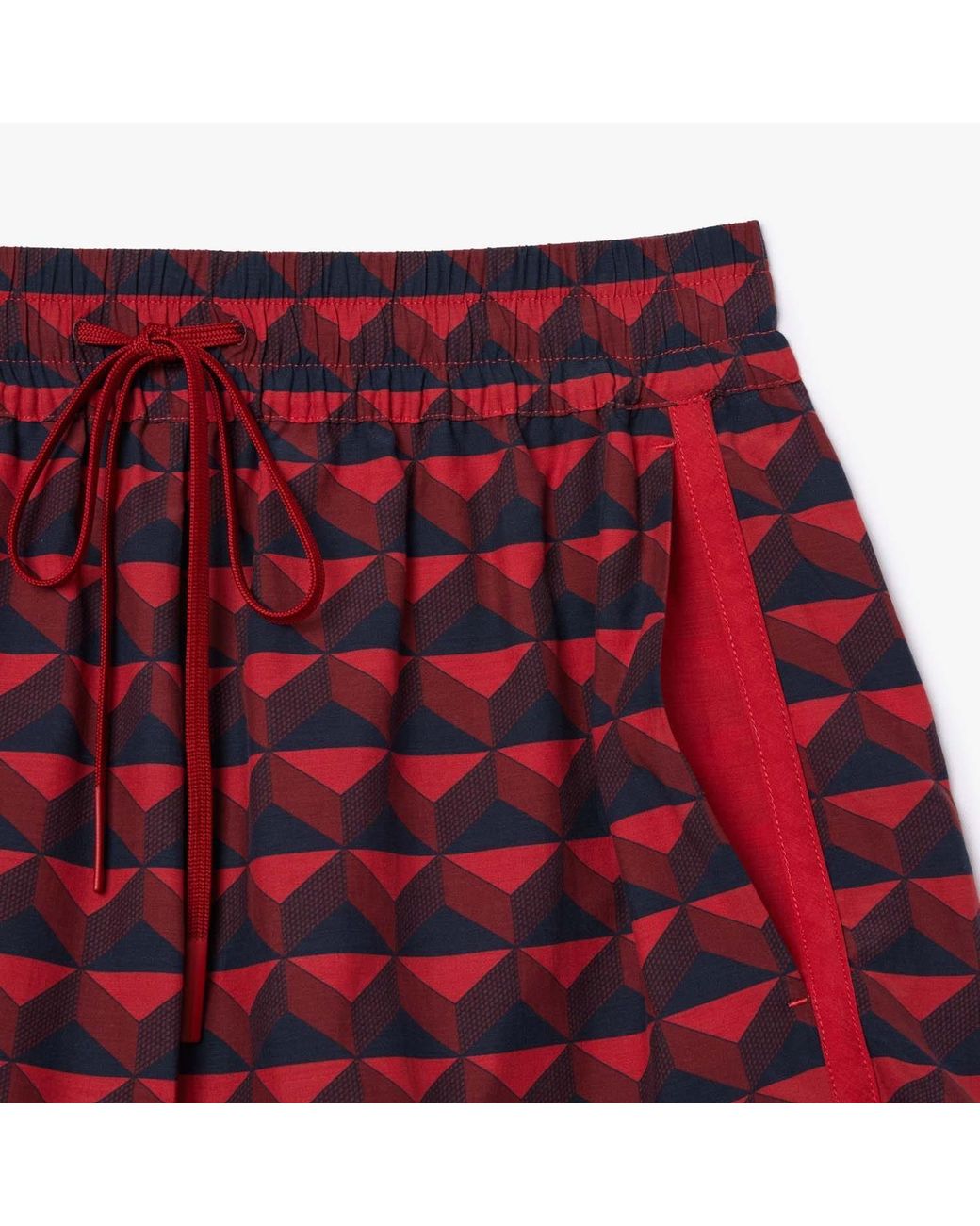 Lacoste Red Casual Shorts