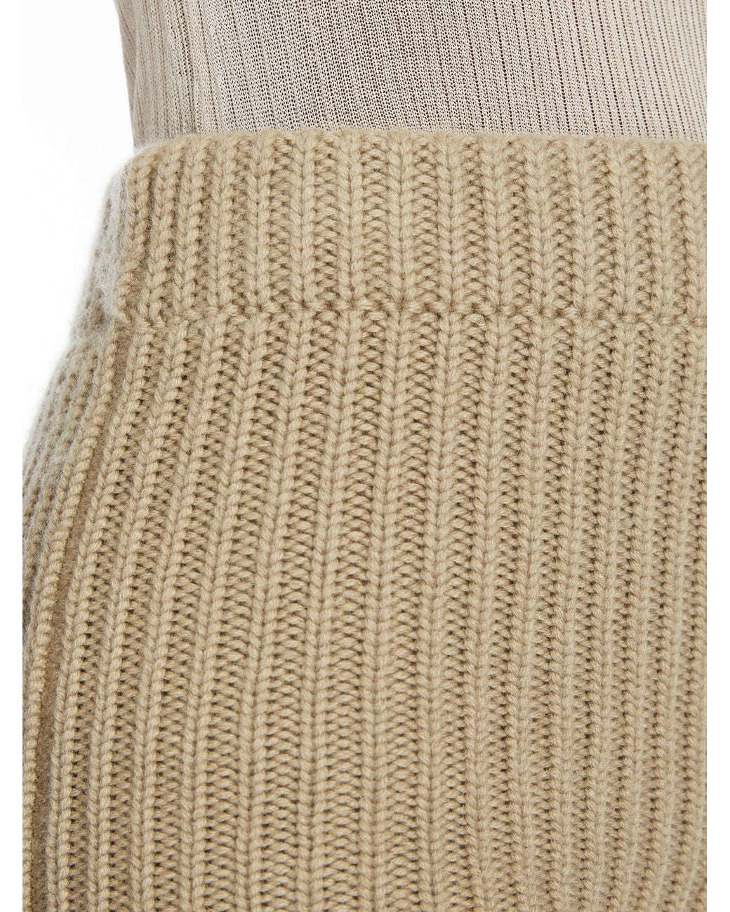 Max Mara Natural Knit Mini Shorts