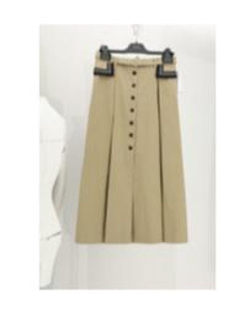 Dior Natural Mid-Length Flared Skirt