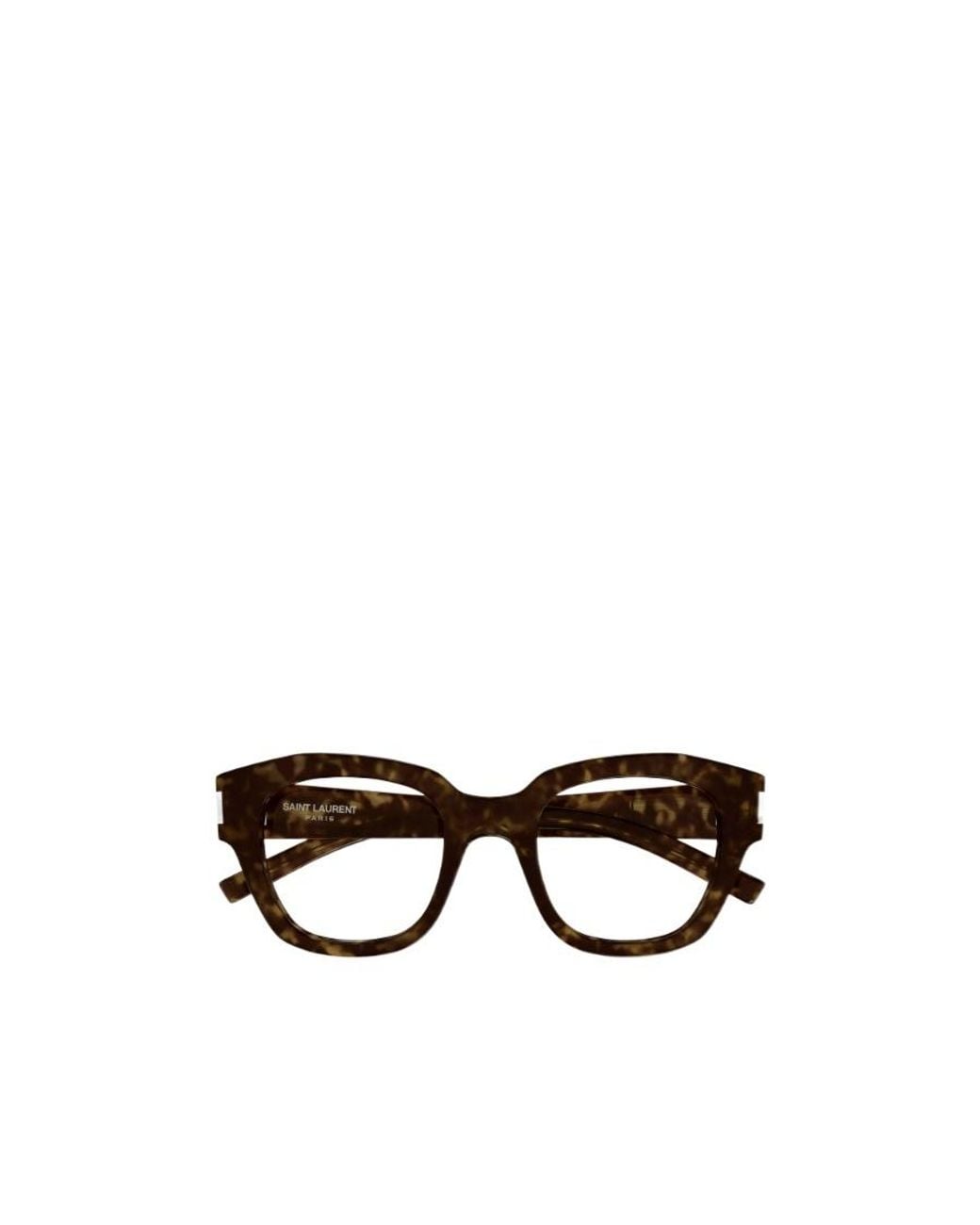 Saint Laurent White Eyewear Sl 640 Square Glasses And Frames