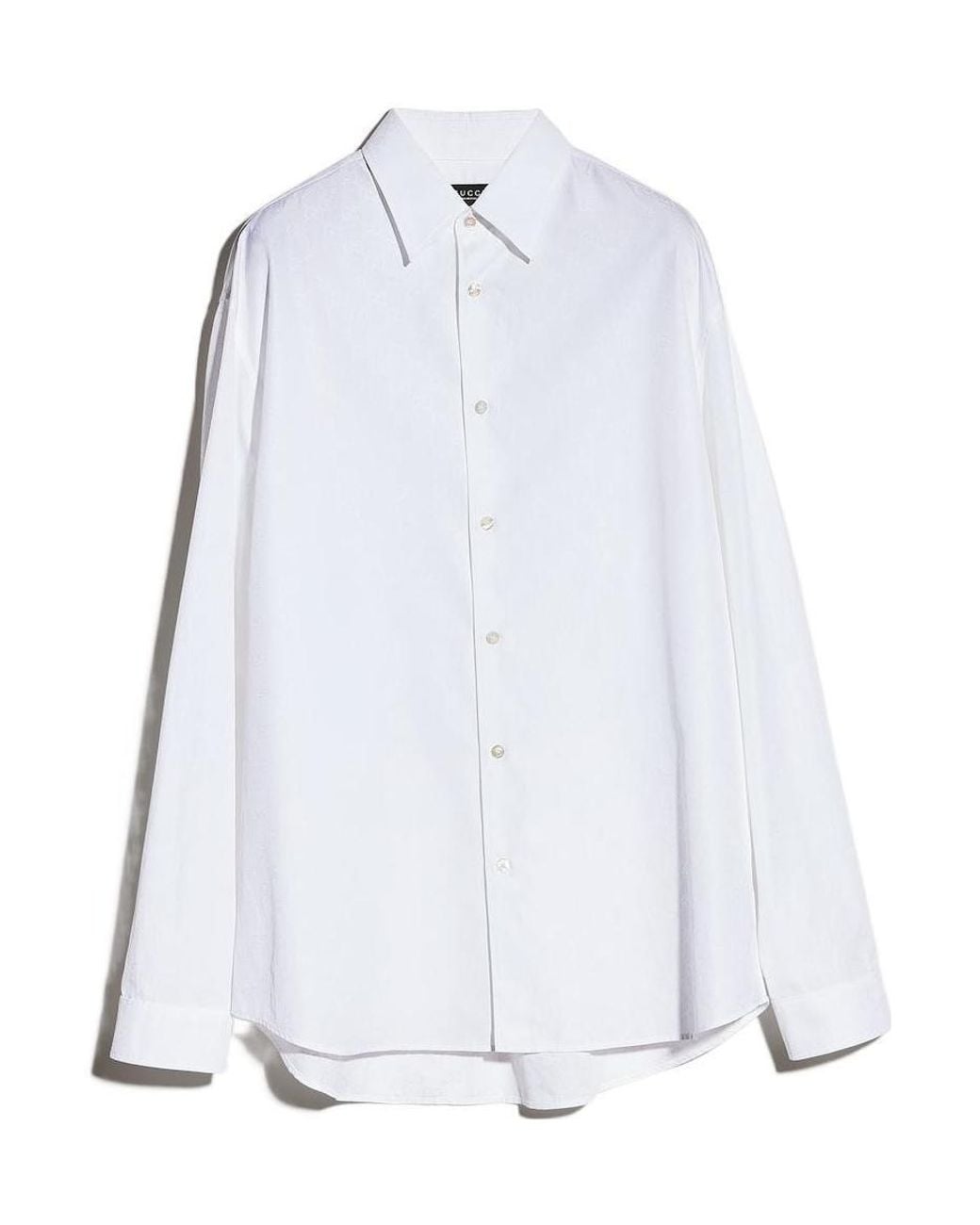 Gucci White Gg Shirt for men
