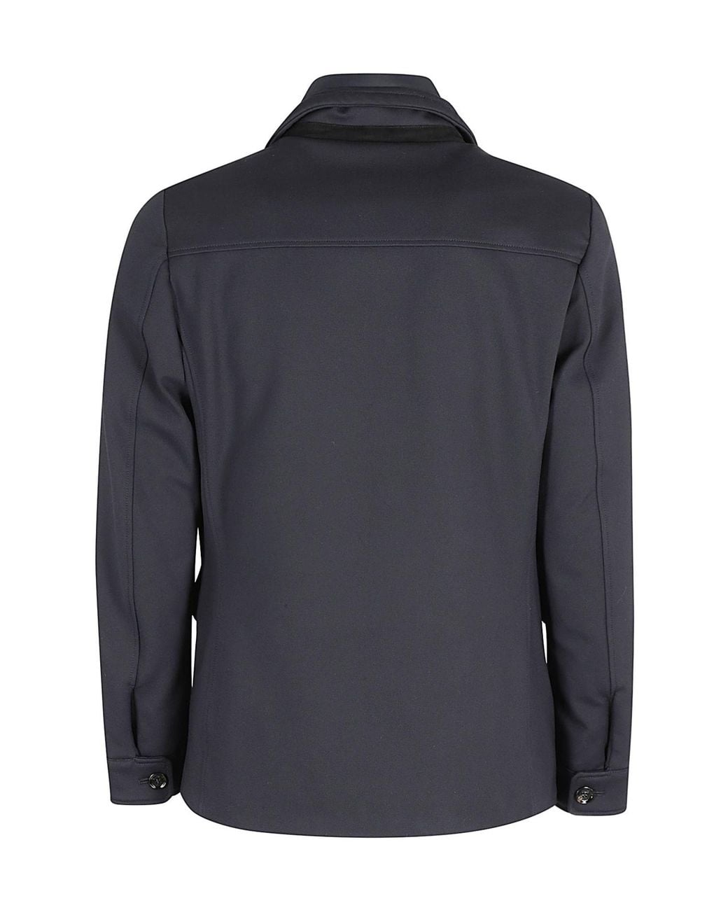 Moorer Blue Panelled Casual Jacket for men