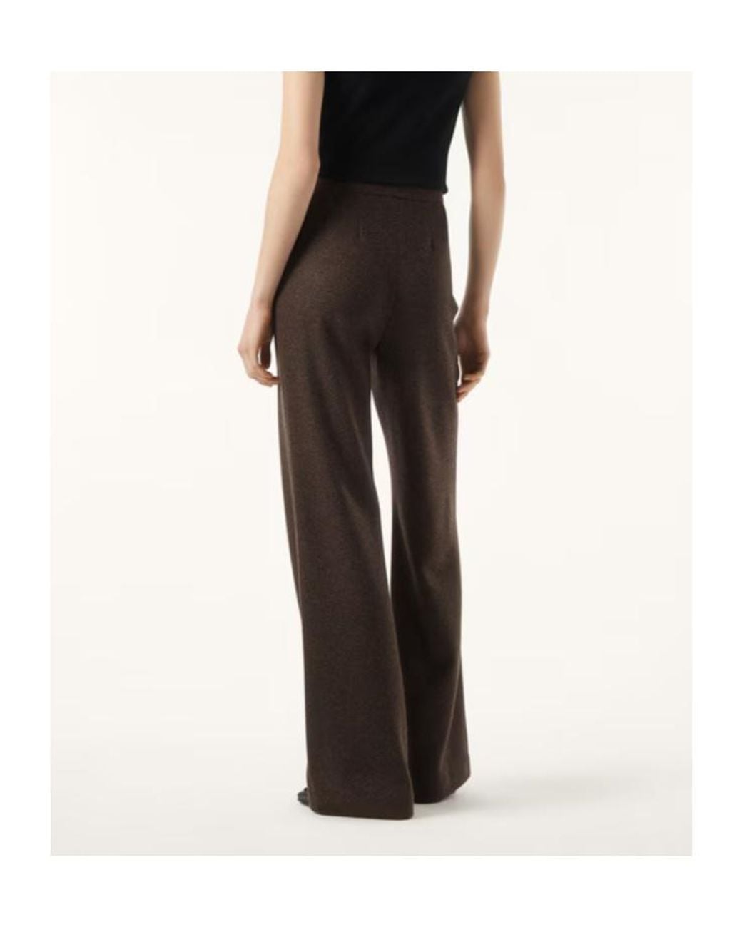 Loro Piana Brown Flared Trousers