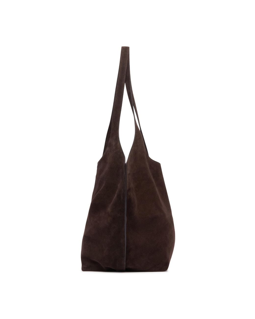 The Attico Brown The La Scoop Shoulder Bag