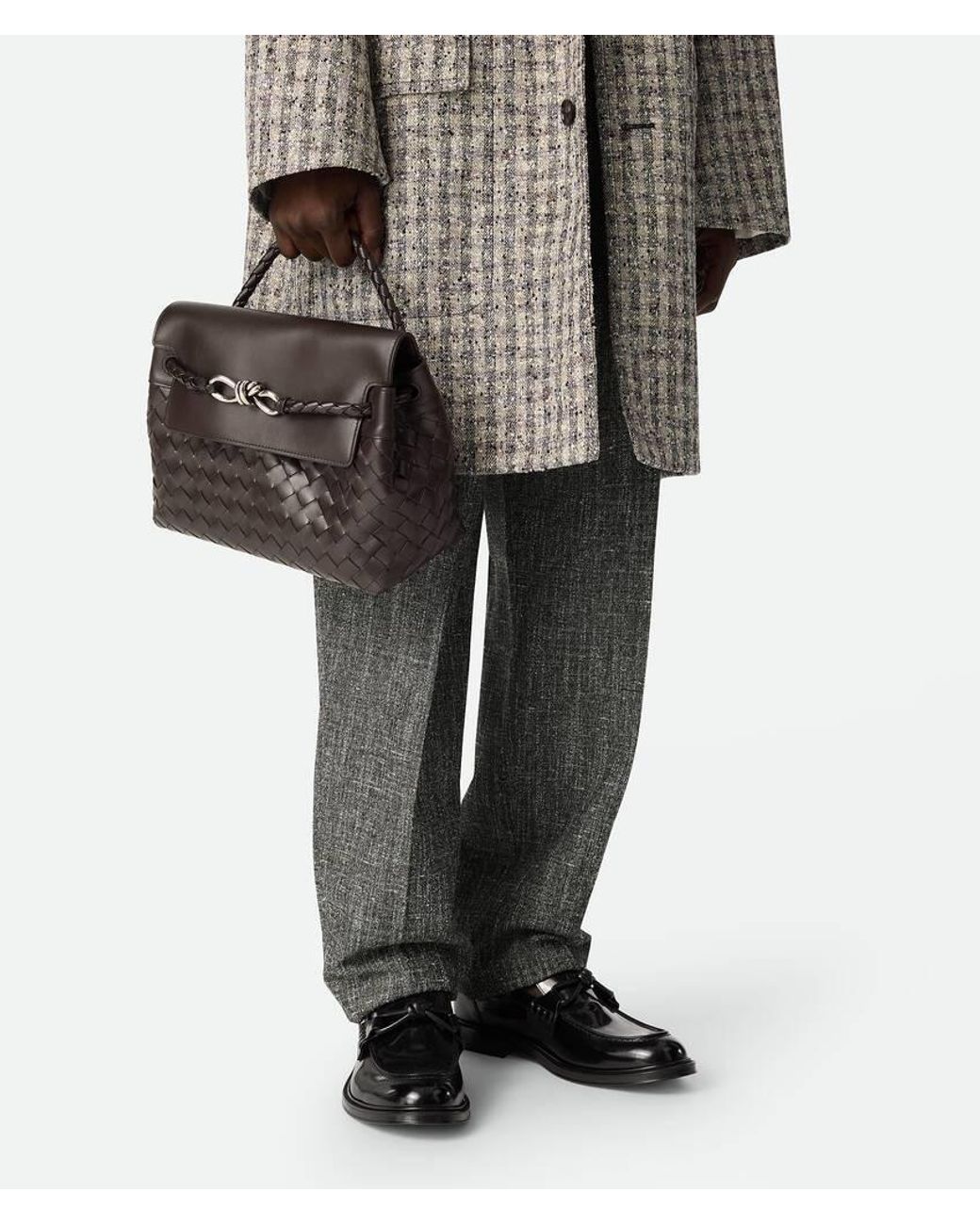 Bottega Veneta Black Astaire Knot Detailed Loafers for men