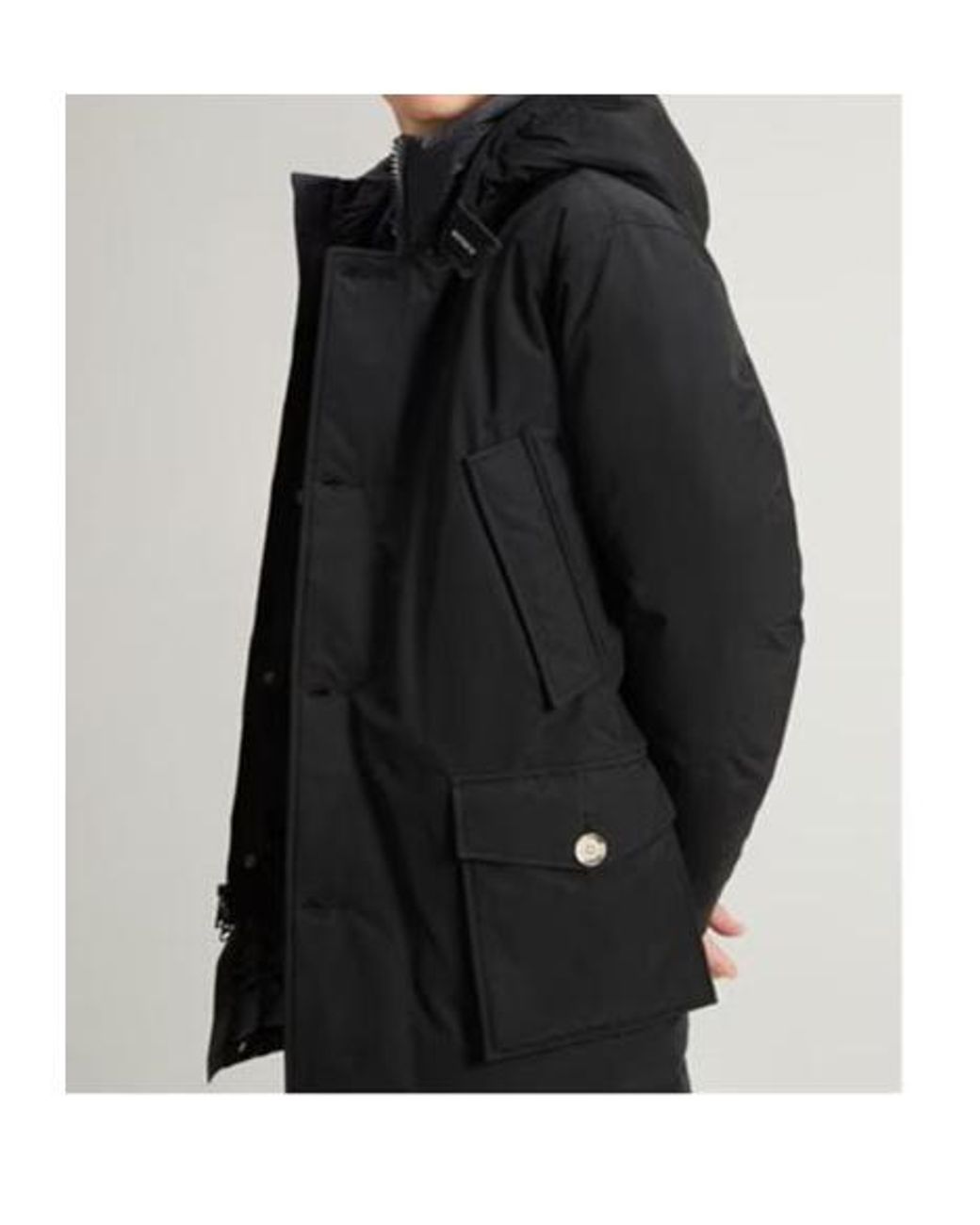 Woolrich Black Artic Parka Classic for men