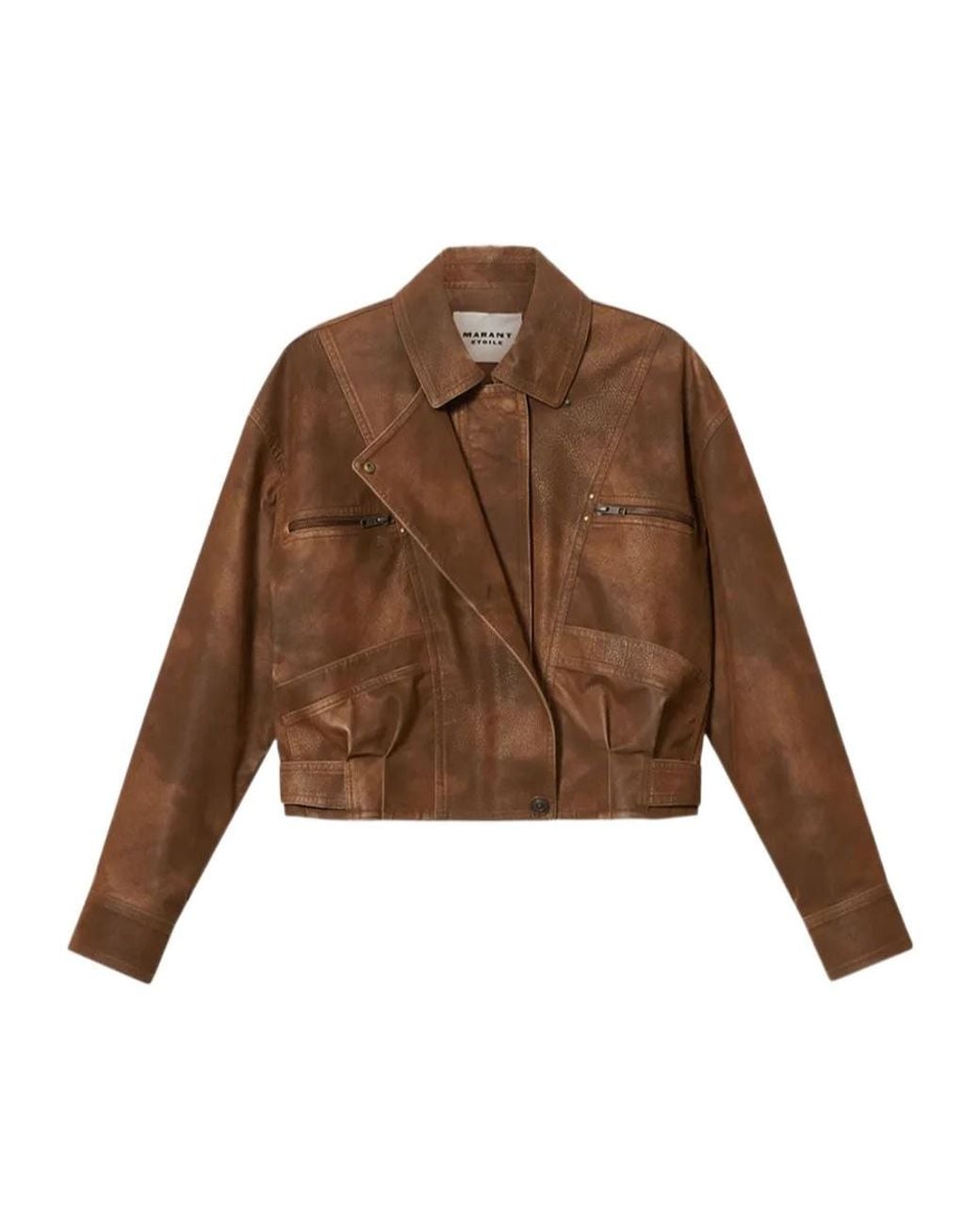 Isabel Marant Brown Long-Sleeve Casual Jacket