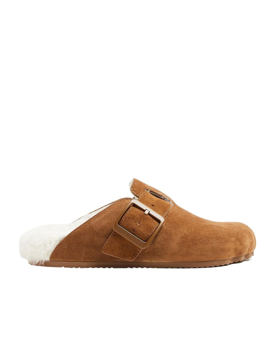 Balenciaga Brown Sunday Slip-On Mules